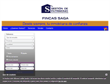 Tablet Screenshot of fincas-saga.com